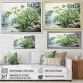 thumbnail image 4 of Designart "Bamboo Serenity China Art painting" China Art Floater Framed Canvas Print, 4 of 7