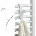 thumbnail image 1 of Crochet Porte-Serviette pour Radiateurs, Crochets pour Serviettes pour Radiateur, Crochets en Plastique ABS Blanc, Crochet pour Serviettes Radiateurs pour Salle de Bain et Cuisine, 1 of 5