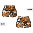 thumbnail image 3 of Sigee Dogs Different Breeds Print Women's High Waist Workout Shorts - Squat Proof, Tummy Control, Yoga and Gym Activewear-X-Large, 3 of 9