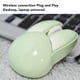 thumbnail image 4 of Mini Ratón Inalámbrico Lindo Ratones sin Sonido de Conejo Animal de 24 GHz Ratón óptico Móvil Portátil con 1200 DPI y Receptor USB para Regalo de Niña de Niños ANGGREK Otros, 4 of 8