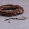 thumbnail image 3 of 6.20Ct 3MM Round Cut Black Diamond 14k White Gold Plated Tennis Bracelet 7", 3 of 4