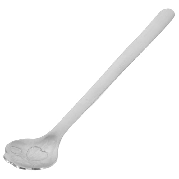 CHICHUMID Stainless Steel Cat Spoon Plated Silver Creative Stirring Tool for Home Use