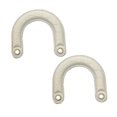 thumbnail image 4 of Asas de bolso Strade Fareast Limited 2 Piezas PU en forma de U Color Blanco 12 cm x 11 cm, 4 of 8