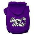 thumbnail image 5 of Pet Dog  Cat Hoodie Screen Printed, "Team Bride", 5 of 10