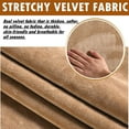 thumbnail image 2 of 2pcs Stretch Armrest Covers Velvet Arm Covers for Chairs Couch Sofa Armchair Slipcovers, 2 of 8