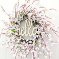 thumbnail image 4 of Orchid Flower Wreath, European Style Door Hanging, Wedding Festival Decor, Indoor Outdoor Use, Exquisite Home Decoration, Gift for Friends and Family, 4 of 6