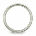 thumbnail image 5 of Sterling Silver 6mm Brushed Flat Grooved Fancy Band Size 10 QWB118B, 5 of 5