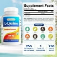 thumbnail image 2 of Best Naturals L-Lysine 500 mg 250 Tablets, 2 of 8
