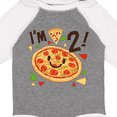 thumbnail image 4 of Inktastic Im Two Pizza Birthday Party Boys or Girls Long Sleeve Baby Bodysuit, 4 of 5