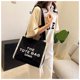 thumbnail image 4 of El bolso de mano de mujer Jacquard, negro+blanco, 31*15*27cm, 4 of 5