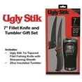 Ugly Stik Tools 7" Fillet Knife and Tumbler Gift Set