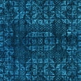 thumbnail image 1 of Ahgly Company Indoor Square Abstract Light Blue Modern Area Rugs, 5' Square, 1 of 4