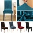 thumbnail image 4 of VONKY 1/2/3 2pcs/set Scratch-resistant Velvet Dining Chair Covers - High-end Texture No Shedding Dining Room Grey 2 pcs 1 Pc, 4 of 6