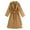 Camel, variant on Women's Long Trenchcoat Classic Lapel Trench Coat Flap Pockets Windproof Jacket Self-Tie Overcoat Camel XXL