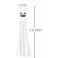 thumbnail image 2 of 2 Pack Halloween Ghost Windsock Flag with Lights, 70.8 Inch Glow in the dark Halloween Outdoor Hanging Decor for Yard Patio Garden Pathway Party, 2 of 5