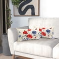 thumbnail image 6 of 4th of July Pillow Covers 12x20 Inch Red Blue Floral Patriotic Outdoor Decorative Throw Pillow Covers Set of 2 Independence Day Pillowcases Farmhouse Cotton Linen Cushion Covers for Couch Home Decor, 6 of 6