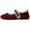 V-Red, variant on CHICVOMEY Vintage Flats for Women Ballet Flats with Memory Foam Dress Shoes for Women with Strap Ballet Flats Mary Jane Flats