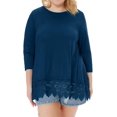thumbnail image 2 of HSHDLDF Plus Size Swing Lace Flowy Tank Top for Women, 2 of 6