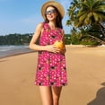 thumbnail image 3 of Honeii Robe Sans Manches à Imprimé Berger Allemand pour Femmes, Coupe Ample, Décontractée, Mode Été, 3 of 7