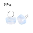 thumbnail image 3 of Goma Fregadero Tapón, 5uds Transparente Drenaje Tapón Ajuste 1-5/16 a 1-11/ 32 Drenaje con Colgante Anillo para Bañera Cocina y Baño, 3 of 5