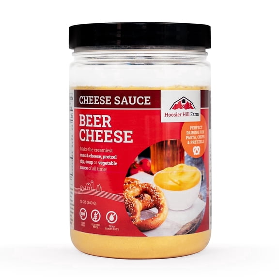 Hoosier Hill Farm Beer Cheese Sauce Mix, 12 oz Jar
