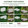 thumbnail image 2 of Olle 4-Style Modular Galvanized Raised Garden Beds [Build 1 of 4 Configurations], 2 of 5