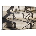 thumbnail image 1 of Great BIG Canvas | "Shadows of wrought iron railing on steps of historic building" Canvas Wall Art - 36x24, 1 of 2