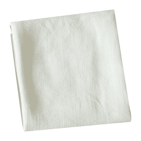AUQ Linen Napkins,Absorbent and Durable Cloth Napkins,Solid Color Cotton-Linen Dinner Napkins Cloth,white