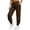 a01Coffee, variant on Women Cinch Bottom Sweatpants Seam Front Athletic Joggers Lounge Pants Relaxed Soft Fit Stretch Trousers with Pockets Khaki S