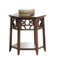 thumbnail image 1 of Safavieh Dominick Wood Hexagon End Table in Brown, 1 of 4
