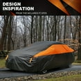 thumbnail image 2 of Car Covers Outdoor Waterproof Sun Rain Snow Protection UV Auto Cover Universal SUV/Sedan 190T Car Protective Full Covers, 2 of 13