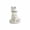 A, variant on White Ceramic House LED Lamps, Whimsical Cottage Night Lights, Fall Halloween Table Mantel Decor, Battery Operated Cozy Home