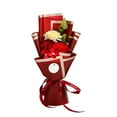 thumbnail image 2 of Linnome Valentine's Day Romantic Soap Flower Bouquet Gift Box Carnation Rose Imitation Bouquet for Sweetheart Gift Needs, 2 of 9