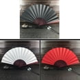 thumbnail image 4 of YAOMOBB Chinese Fan Exquisite Bamboo Silk Folding for Elegant Gift Presentation, 4 of 6