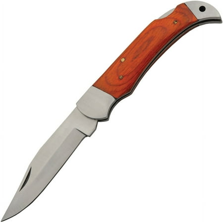 Pakistan 203477 Eagle Tail 4 Stainless Blade Pakkawood Handle Folding Knife
