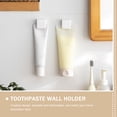thumbnail image 2 of Miangastore 4Pcs Toothpaste Wall Holder Facial Cleanser Clip Bathroom Hanging Clamp for Storage, 2 of 9