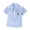 Blue, variant on UACY Kids Boys Collared Short Sleeve Button Down Shirts Formal Dress Shirts School Uniform Blouse Casual Tops (White, 3-4 Years)