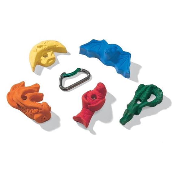Nicros HKAA Ensemble de 5 Poignées pour Enfants - Assorti