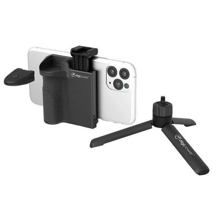 Digipower Phone Video Stabilizer Rig Kit with Microphone, Light diffuser  and Mini tripod for iPhone, Samsung and Digital Cameras Black RF-VLG7 -  Best Buy