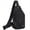 double black, variant on New Men Shoulder Bags Chest Bag Multifuncional Crossbody Bags Travel Sling Bag