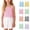 Orange, variant on Fancifize Cotton Linen Tank Tops for Girls Summer Plaid Scoop Neck Sleeveless Tshirts Kids Casual Loose Camisole