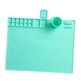 thumbnail image 1 of KLKCMS Silicone Craft Mat Nonslip Counter Mat Silicone Art Mat Countertop Protector Green, 1 of 9