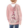 thumbnail image 4 of DISNIMO Christmas Snowman Hoodie Girl Flower Hoodies for Girls 14/16 Zippered Hoodie Kids Zip Up Hooded Sweatshirt Boys Zip Sweatshirts with Hoodie Hooded Jacket Childrens Hoodie Jackets Teen Soft, 4 of 7