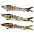 thumbnail image 1 of Leurre Appât Pêche Simulation Swimbait Crankbait Multi-Sectionnel Wobbler Accessoires de Pêche, 1 of 9