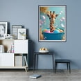 thumbnail image 7 of Diamond Art Kit for Adults, Giraffe Pastel Bubbles Scene Diamond Painting for Adults Beginners, DIY Diamond Art Painting Kits, 5D Diamond Painting Crafts for Home Decor 12x16 Frameless, 7 of 7