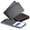 Deep Black and Deep Black, variant on Wallet Tracker Card 2Pack, Bluetooth Tracker with Apple Find My(iOS Only), Rechargeable Thin Smart Card Wallet Finder, Item Finder for Luggage/Passport/Phone/Keys, IP68 Waterproof Black, FCC Approved