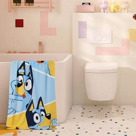 Bluey 27"x54" Polyester Microfiber Pool Bath Beach Towel