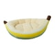 thumbnail image 1 of Cama para perros y gatitos con forma de plátano, acogedora y suave, cómoda, lavable a máquina. S, 1 of 9