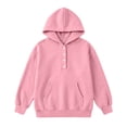 thumbnail image 7 of Mifsaly Girls Pullover Hoodie Kids Long Sleeve Hooded Sweatshirt Comfortable Back to School Fall Winter Outerwear with Pocket, 7 of 7