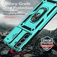 thumbnail image 5 of for Samsung Galaxy S20 FE 5G Case with Camera Lens Cover HD Screen Protector, -Grade Drop Tested  Ring Holder Kickstand Protective Phone Case for Samsung Galaxy S20 FE 5G (Mint), 5 of 17